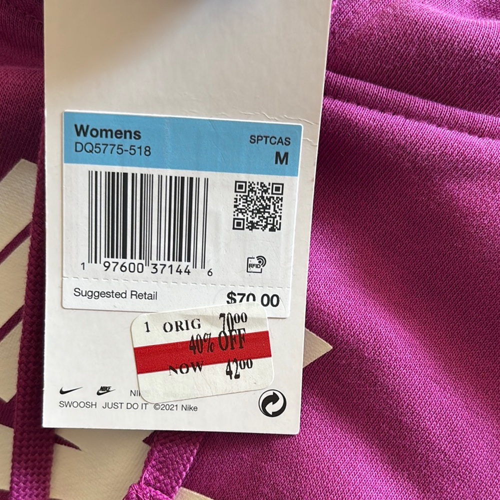 Nike Hoodie with White Logo - Picture 4 of 5